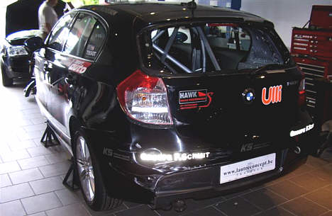 Packeisen-Motorsport BMW 130'eren som Dennis Barth nu har købt.